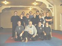 Sifu Hardy with the Fire Dragon Demonstration Team