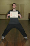 Blake after his grading - congratualtions!