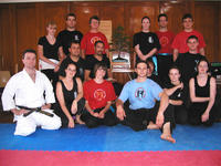 Pai Lum students were joined by Sensei Ryan van Leent (left)