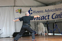 Master Hardy demonstrates the Chinese Broadsword