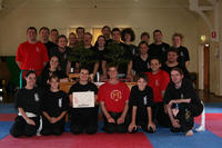 Participants at the 2009 Day Course - including Elinor Jean, who made White Sash at the Course