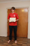 Matthew, with his White Sash certificate