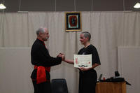 Sifu Lie Bao - Ingrid Bean - with her well earned Black Belt certificate. Very well done!