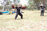 Sifu Jean with her fighting fans