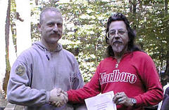 Master Hardy with his Instructor, Pai Shinzan